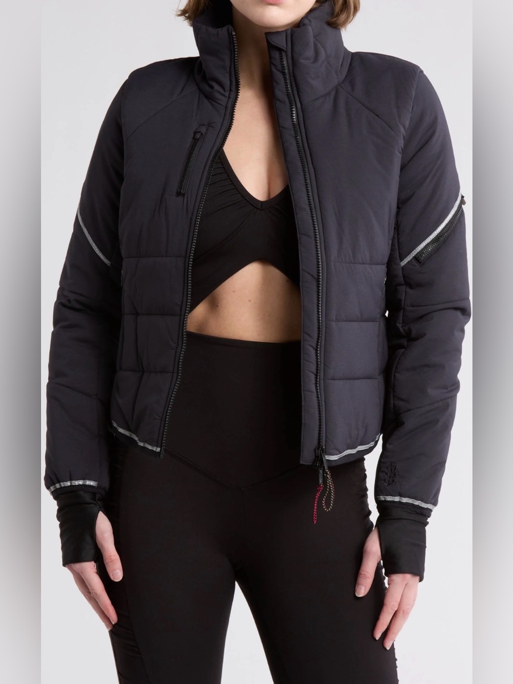 Free People Movement Gathering Storm Run Puffer Jacket - Size XS